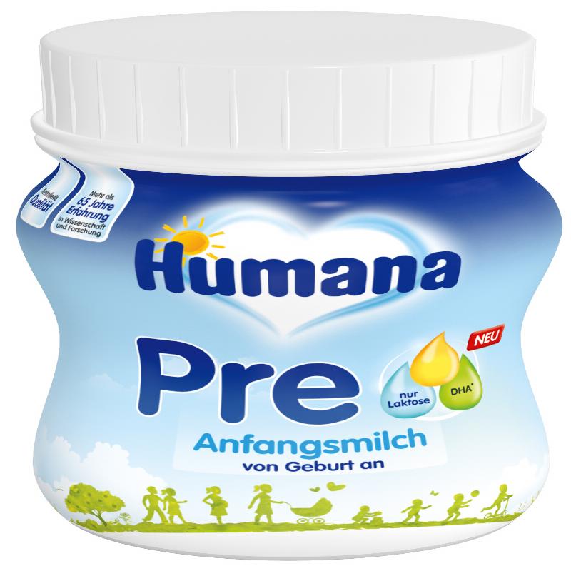 Рідка дитяча початкова молочна суміш «Хумана Пре» з LC PUFA, пребіотиками галакто-олігосахаридами (ГОС) та нуклеотидами (Humana Pre), з народження